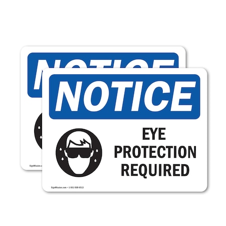 Signmission 3.5 in Height, 5 in Width, Vinyl Decal, Rectangle OS-2PACK-NS-D-35-L-12338